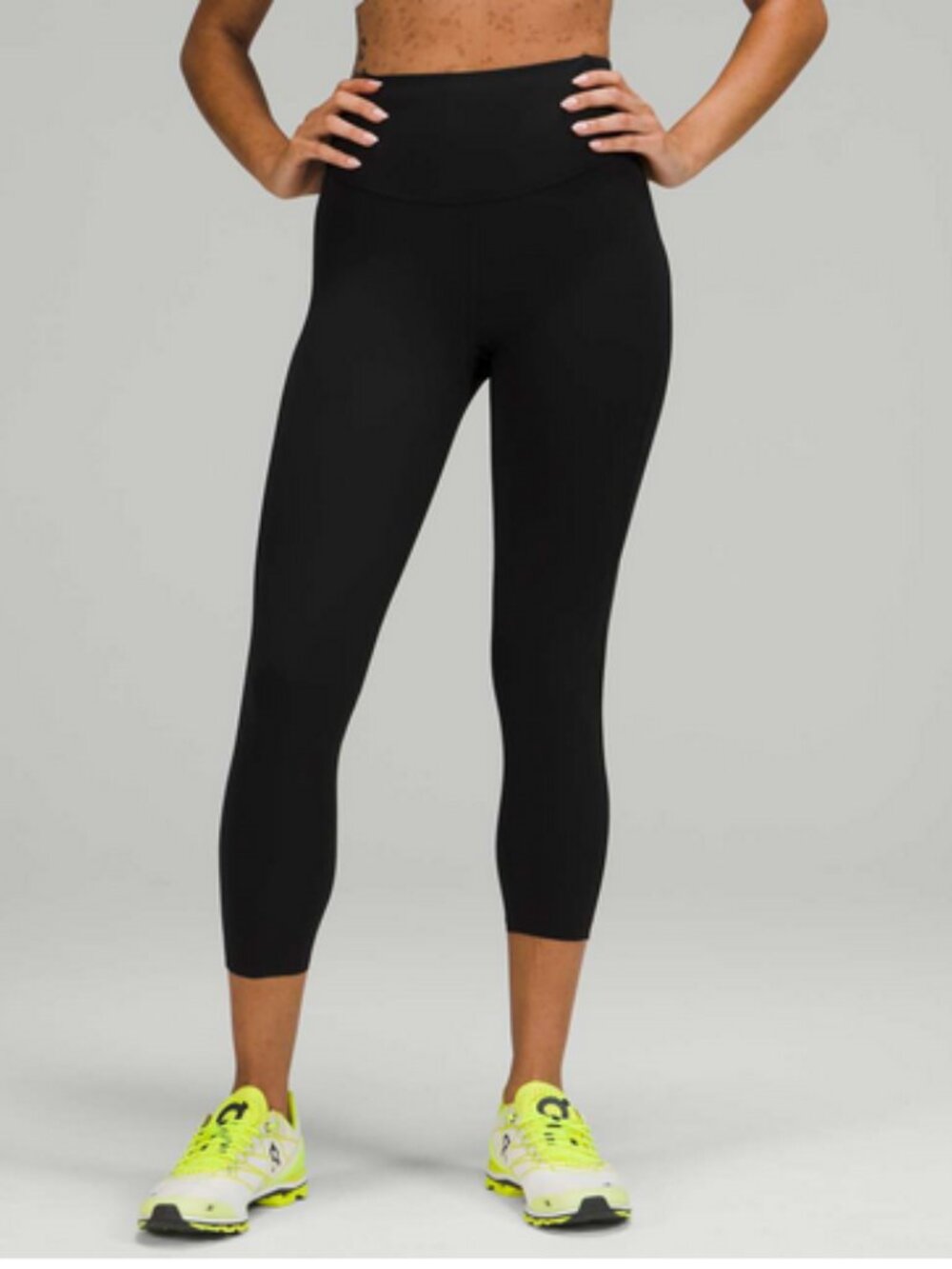 Lululemon Base Pace High-Rise Crop 23" Black Size 6